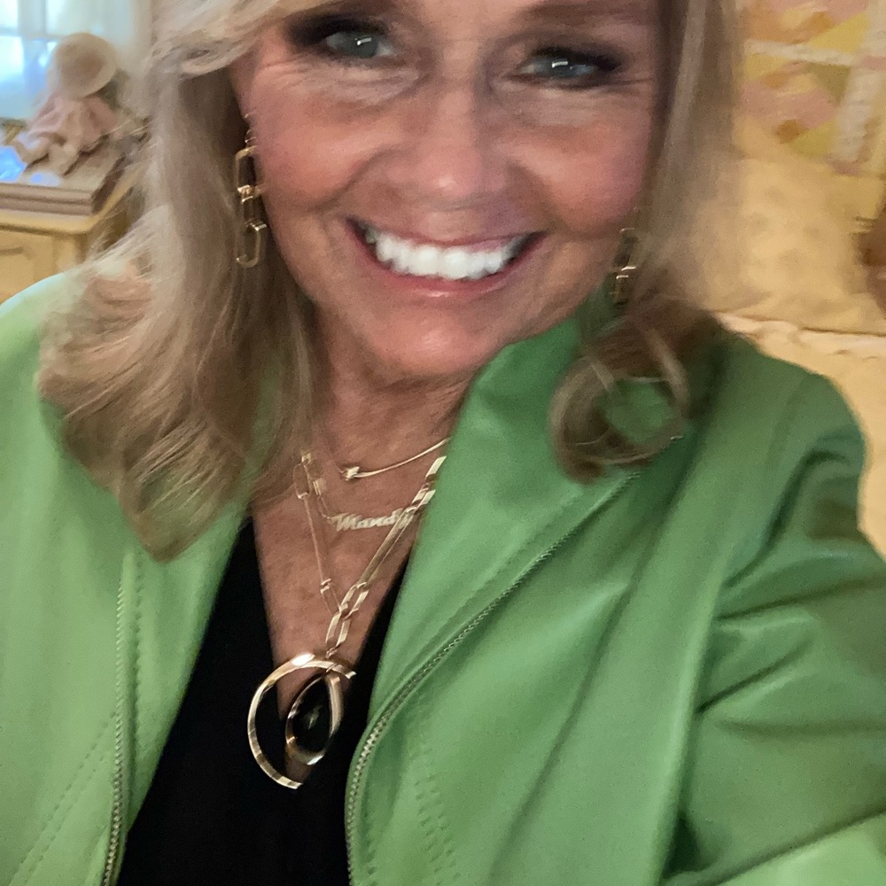 SienaStudio Green Leather Jacket Size 4